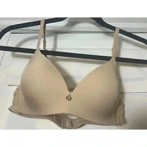 Teen‎ Bra Size 34A Back Closure Beige/tan Adjustable Straps